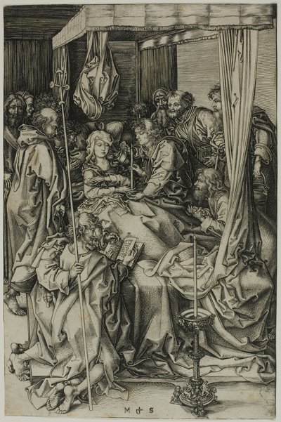 A Morte da Virgem de Martin Schongauer