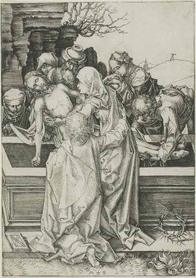 O Sepultamento, de A Paixão de Martin Schongauer