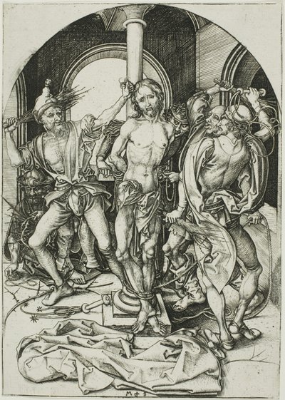 A Flagelação, de A Paixão de Martin Schongauer