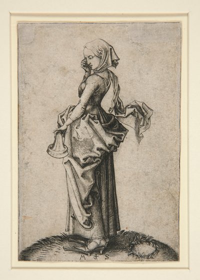 A virgem tola de Martin Schongauer