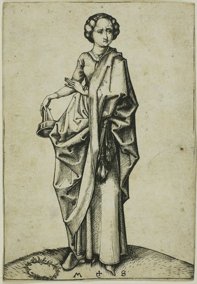 A Quarta Virgem Louca de Martin Schongauer