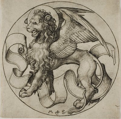 O Leão de São Marcos de Martin Schongauer