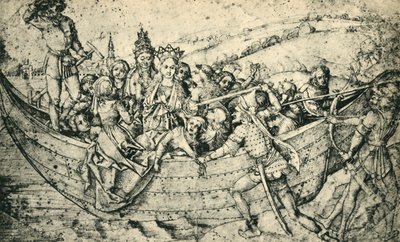 O martírio de Santa Úrsula e seus companheiros, c1450, 1943. de Martin Schongauer