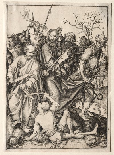 A Paixão: Cristo levado cativo de Martin Schongauer