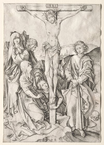 A Paixão: Cristo na Cruz de Martin Schongauer
