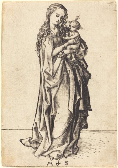 A Pequena Madona e o Menino de Martin Schongauer