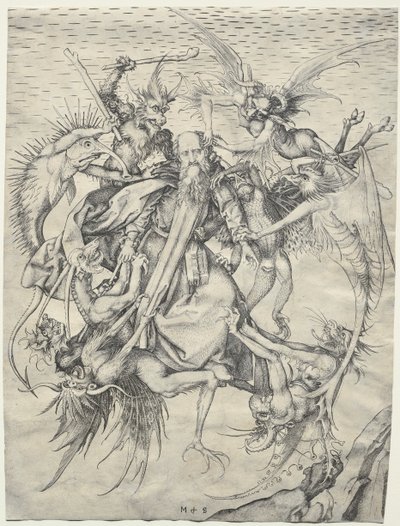 A Tentação de Santo António de Martin Schongauer