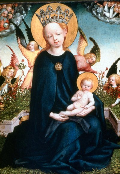 Virgem e Criança, século XV de Martin Schongauer
