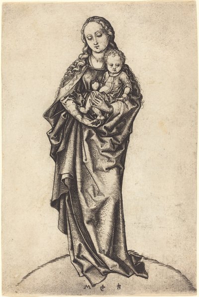Virgem e o Menino com a Maçã de Martin Schongauer