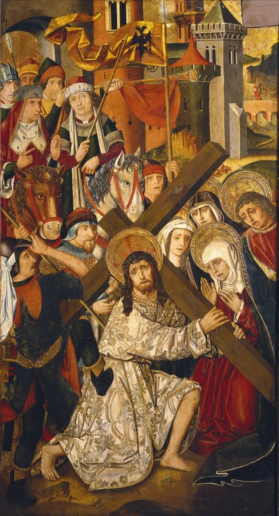 O Caminho do Calvário (detalhe) de Martin & Ximenez Miguel (fl.1466 1505) Bernat