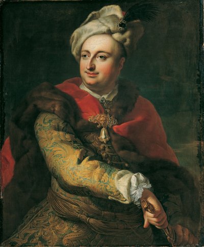 Retrato de um homem com fato húngaro (Imre Count Tökölyi?) de Martin van Meytens d. J.