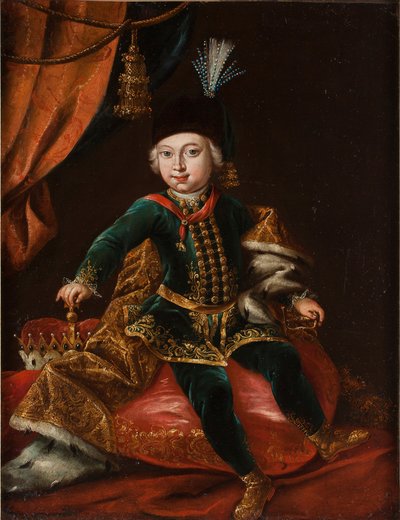 Retrato do Imperador José II 1741-1790 quando criança de Martin van Meytens the Younger