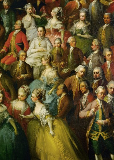 Concerto de casamento de José II e Isabel de Parma (pintura sobre tela) de Martin van Mytens or Meytens