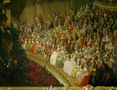 Concerto de casamento em ... (óleo sobre tela) de Martin van Mytens or Meytens