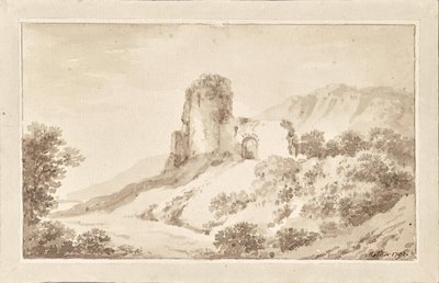 Paisagem com ruína de Martin von Molitor