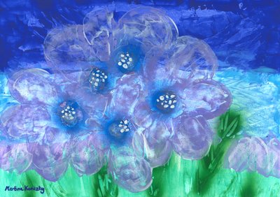 Flores de borragem perene de Martina Konitzky