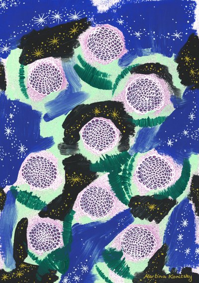 Camuflagem Night Flowers (homenagem a Joseph von Eichendorff) de Martina Konitzky