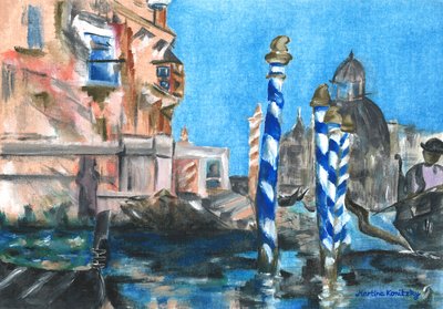 Canal Grande (Homenagem a Edouard Manet) de Martina Konitzky