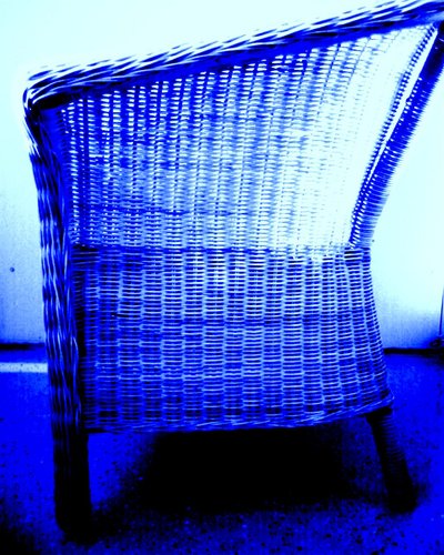 Azul feito à mão de Martina Konitzky