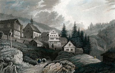 A Igreja Maria Schnee, Rigi, Suíça, 1850. de Martini