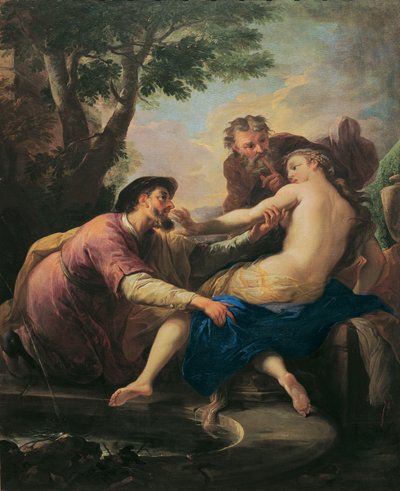 Susanna e os dois velhos de Martino Altomonte