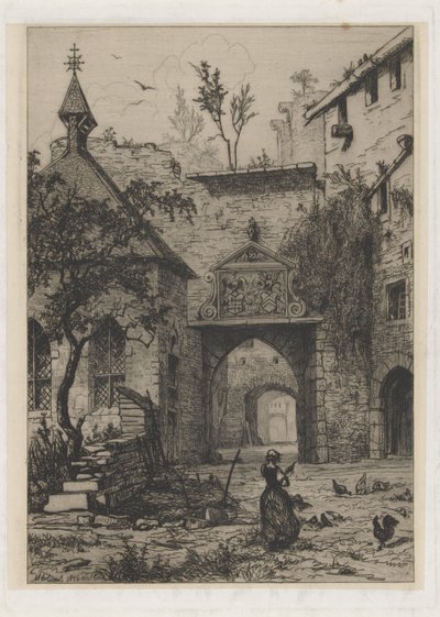 Entrada para Hollenfeltz. Castelo de Martinus Antonius Kuytenbrouwer jr.