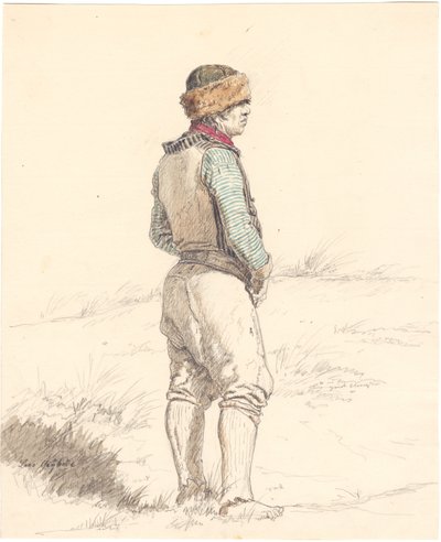 Pescador Lars Gayhede em Skagen de Martinus Rørbye