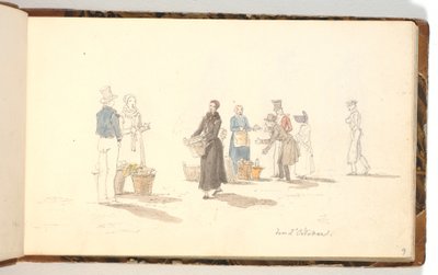Vendedores de fruta de Martinus Rørbye