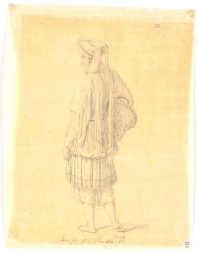 Frau von der Insel Thermia de Martinus Rørbye