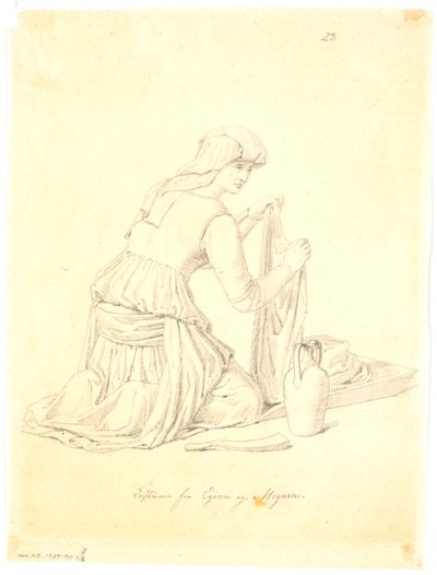 Traje de Egina e Megara de Martinus Rørbye
