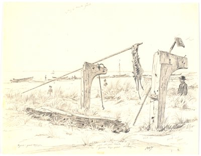 Lote de praia com ancoradouro, Skagen de Martinus Rørbye