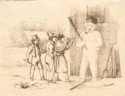 Ilustração para "Meia centena de fábulas para crianças" de Hey de Martinus Rørbye