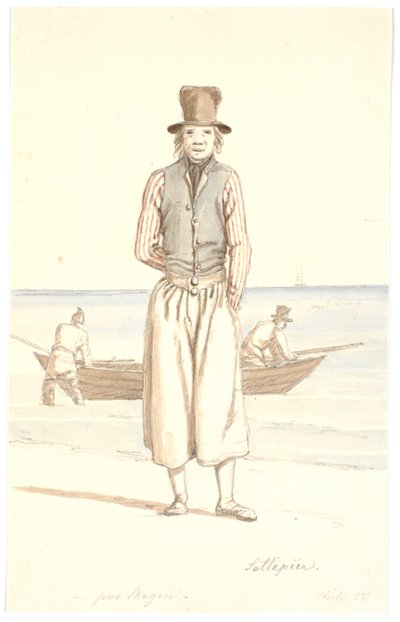 Pera salgada em Skagen de Martinus Rørbye