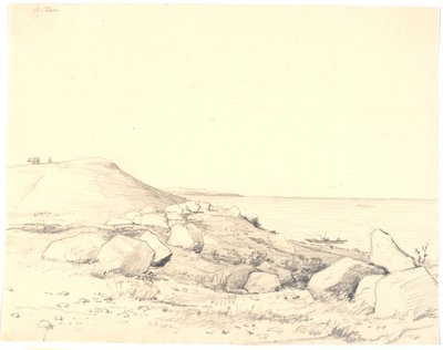 Paisagem da praia de Martinus Rørbye