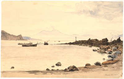 Vista para o Vesúvio de Procida de Martinus Rørbye
