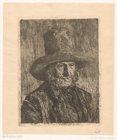 Retrato de um homem desconhecido de Martinus van Regteren Altena