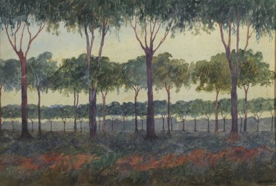 Um bosque de árvores de Martín Malharro