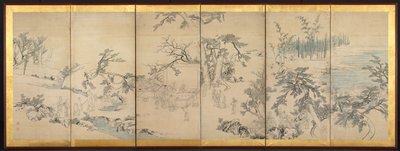 Encontro Literário no Pavilhão das Orquídeas, final dos anos 1700. de Maruyama Okyo