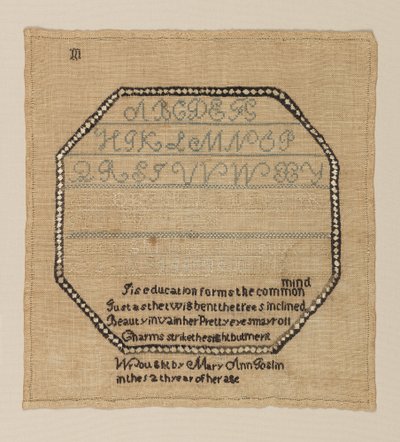 Sampler de Mary Ann Goslin