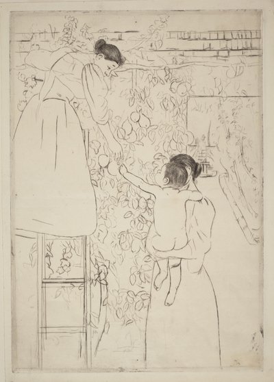 Colheita de Fruta de Mary Cassatt