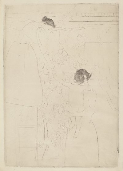 Colhendo Frutos, c. 1893. de Mary Cassatt