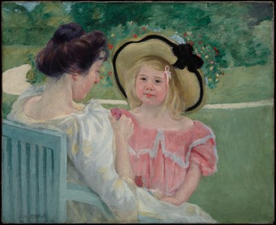 No jardim de Mary Cassatt