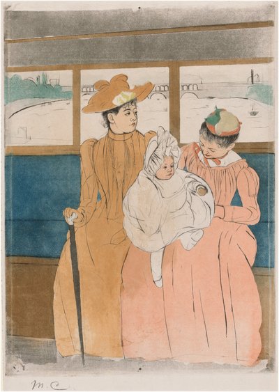 No ómnibus de Mary Cassatt