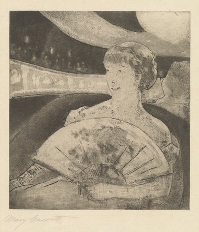 Na Caixa de Ópera No. 3, c. 1880. de Mary Cassatt