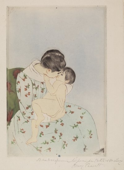 beijo de mãe de Mary Cassatt