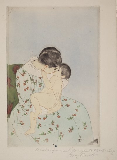 O Beijo da Mãe de Mary Cassatt
