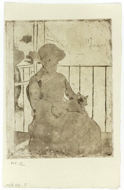 Na varanda de Mary Cassatt