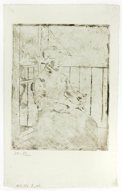 Na varanda de Mary Cassatt