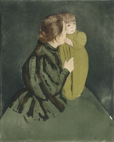 Camponesa com criança de Mary Cassatt