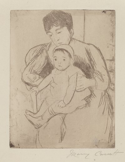 Preparando a conta para um passeio de Mary Cassatt